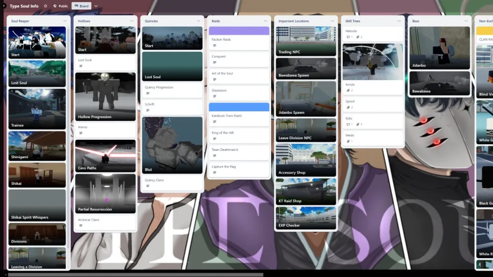 TYPE SOUL Trello Link: Latest Wiki Update are here [October 2024]